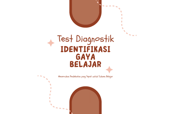 Pertanyaan untuk mengenali gaya belajar siswa.